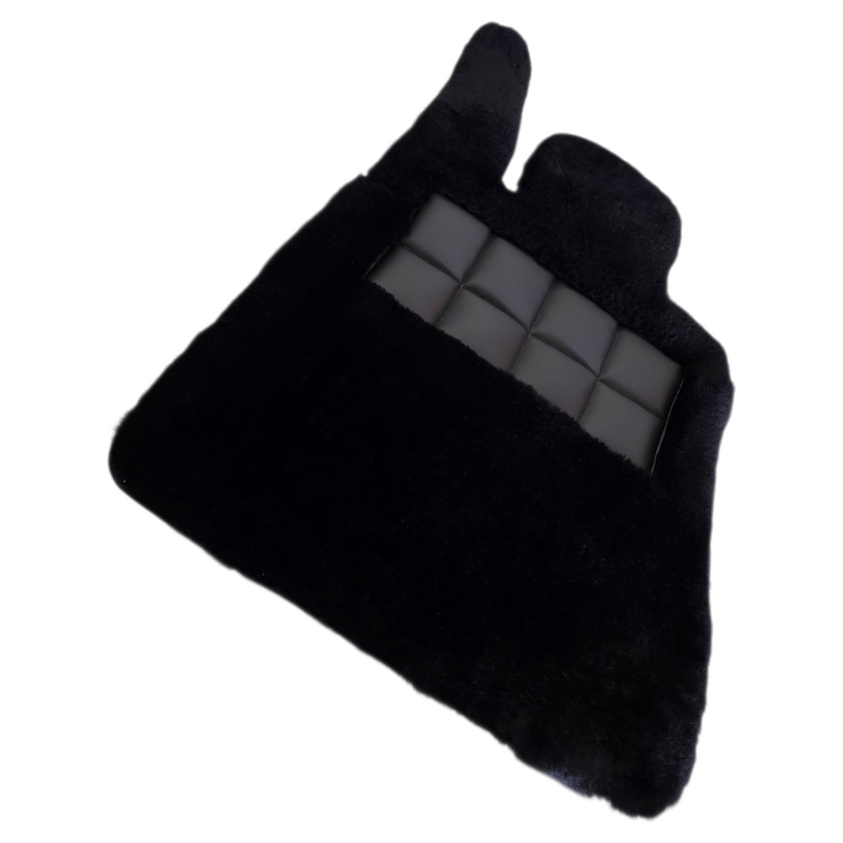 Genuine Black Sheepskin 1 Inch Floor Mats for Rolls Royce Cullinan-Mogul Mats