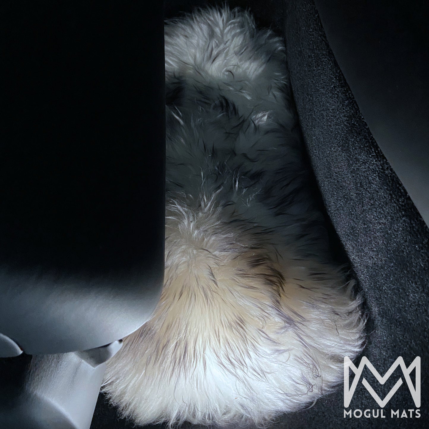 Mogul Mats Multi Color 4PC Sheepskin Floor Mats for Rolls Royce Cullinan