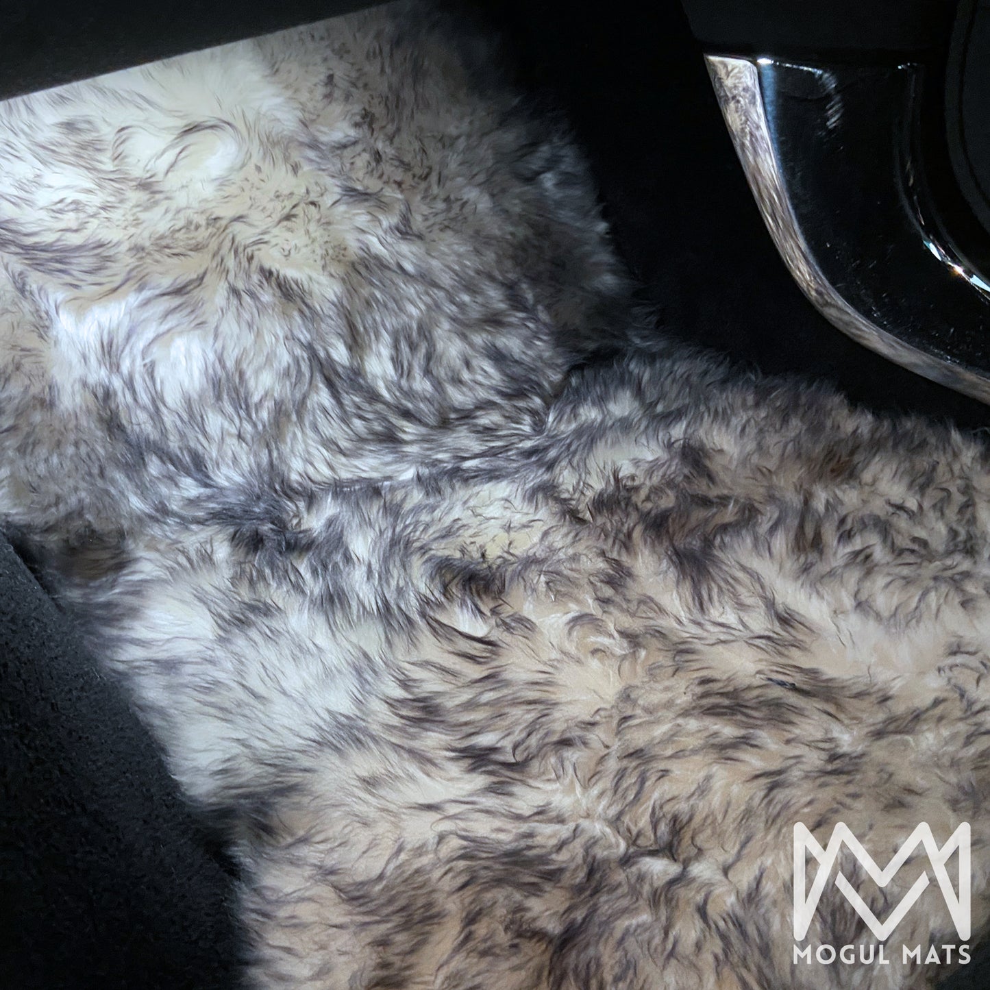 Mogul Mats Multi Color 4PC Sheepskin Floor Mats for Rolls Royce Cullinan
