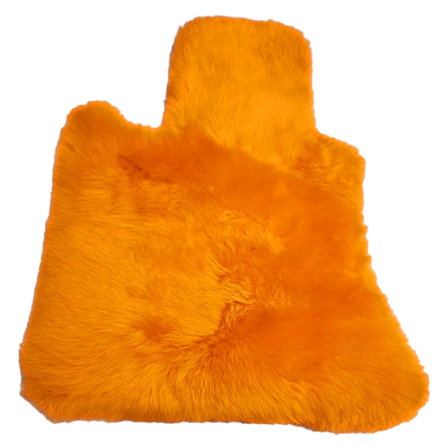 Mogul Mats Genuine Sheepskin Floor Mats Shown in Orange