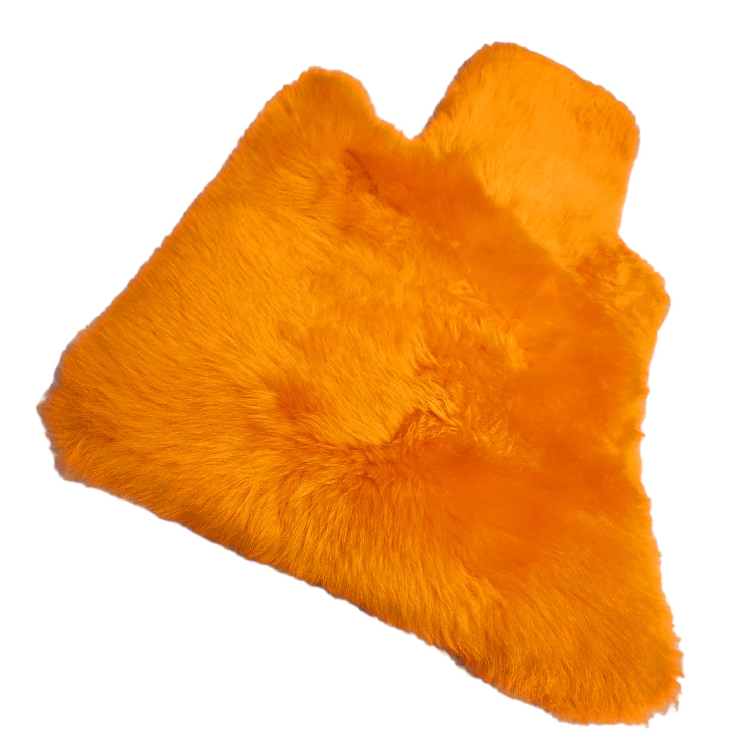 Mogul Mats Genuine Sheepskin Floor Mats Shown in Orange