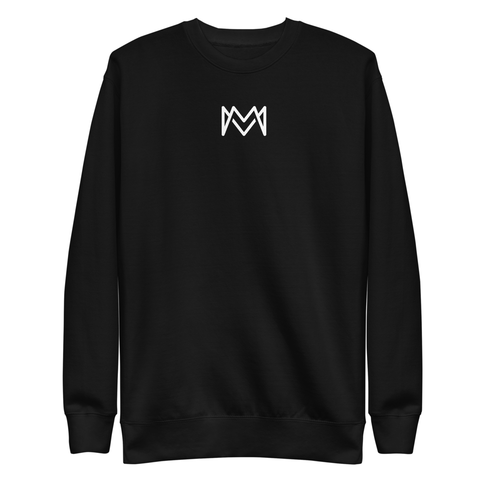 Mogul Merch Symbolic Long Sleeve Unisex Sweatshirt in Black