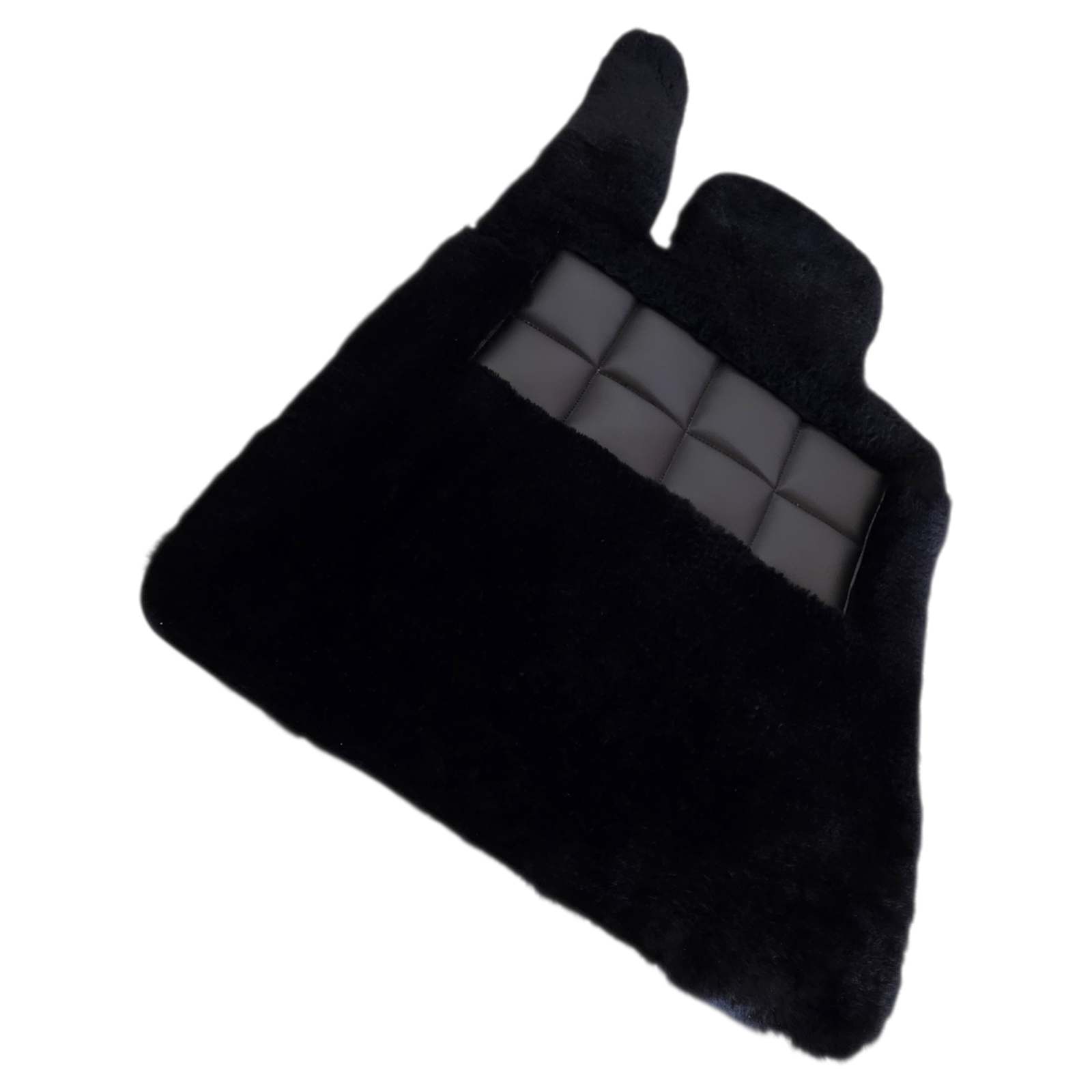 Genuine Black Sheepskin 1 Inch Floor Mats for Rolls Royce Cullinan-Mogul Mats