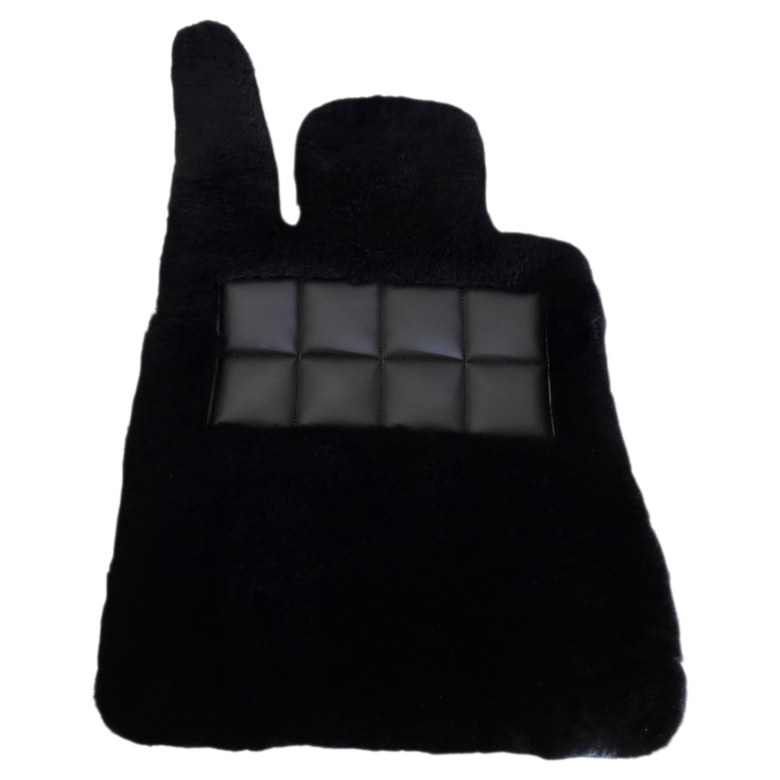 Genuine Black Sheepskin 1 Inch Floor Mats for Rolls Royce Cullinan-Mogul Mats