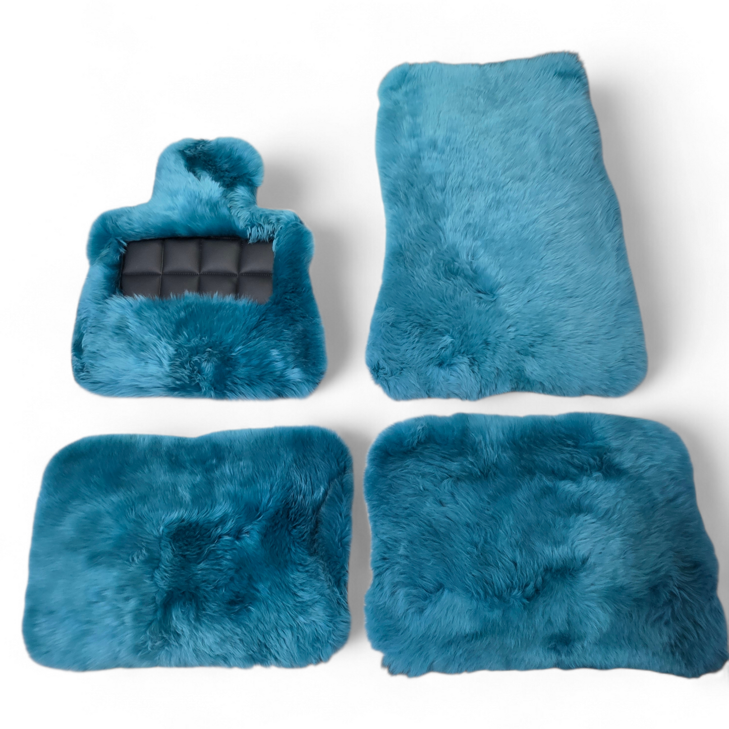 Mogul Mats™ Long-Wool Sheepskin Floor Mats for Rolls-Royce Cullinan (2” Pile)