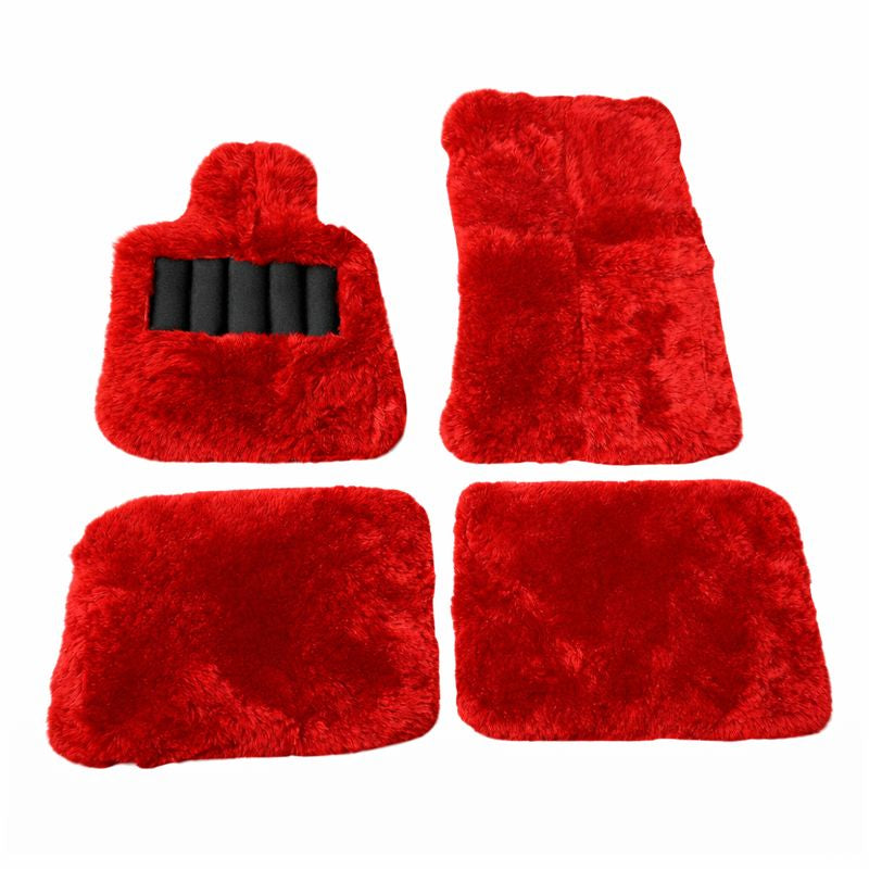 Mogul Mats™ Long-Wool Sheepskin Floor Mats for Rolls-Royce Cullinan (2” Pile)