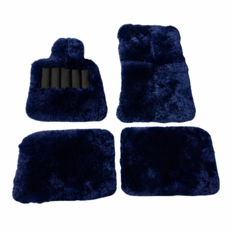 Mogul Mats™ Long-Wool Sheepskin Floor Mats for Rolls-Royce Cullinan (2” Pile)