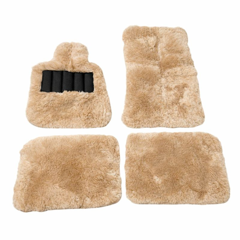 Mogul Mats™ Long-Wool Sheepskin Floor Mats for Rolls-Royce Cullinan (2” Pile)