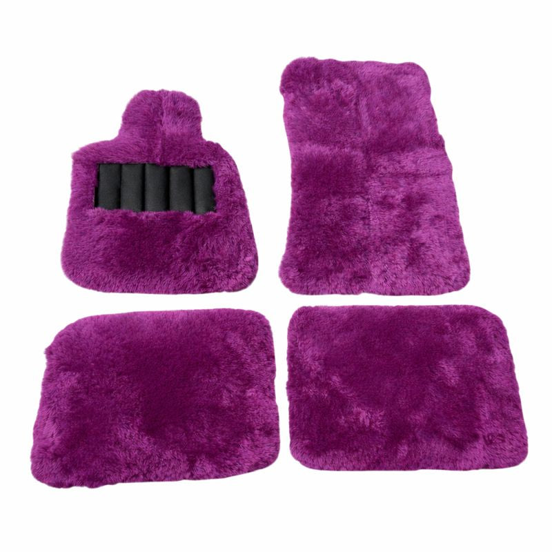 Mogul Mats™ Long-Wool Sheepskin Floor Mats for Rolls-Royce Cullinan (2” Pile)