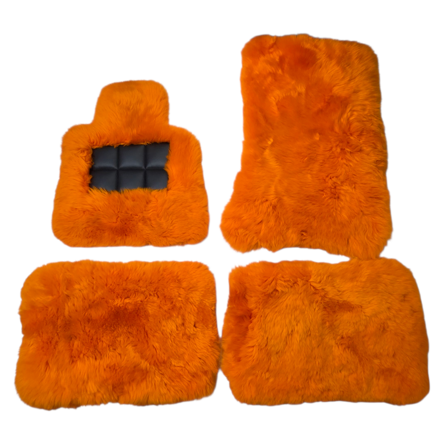 Mogul Mats™ Long-Wool Sheepskin Floor Mats for Rolls-Royce Cullinan (2” Pile)