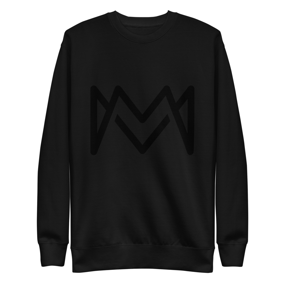 Mogul Merch Symbolic Long Sleeve Unisex Sweatshirt in Black