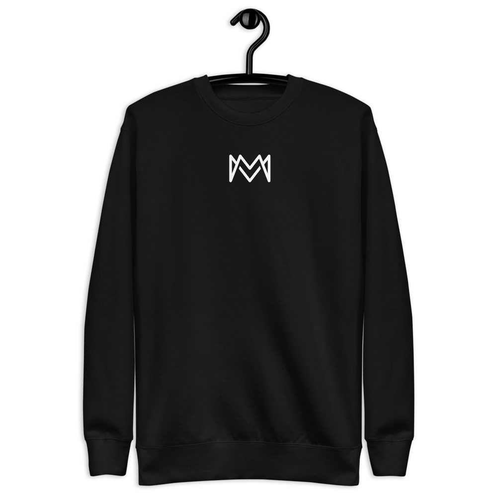 Mogul Merch Symbolic Long Sleeve Unisex Sweatshirt in Black
