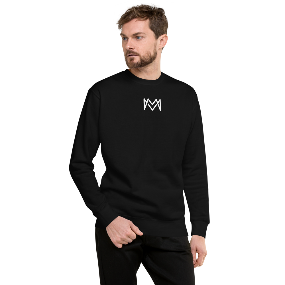 Mogul Merch Symbolic Long Sleeve Unisex Sweatshirt in Black