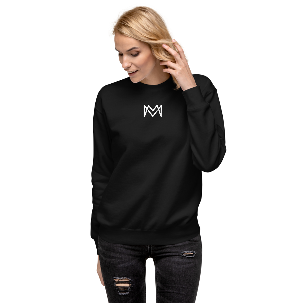 Mogul Merch Symbolic Long Sleeve Unisex Sweatshirt in Black